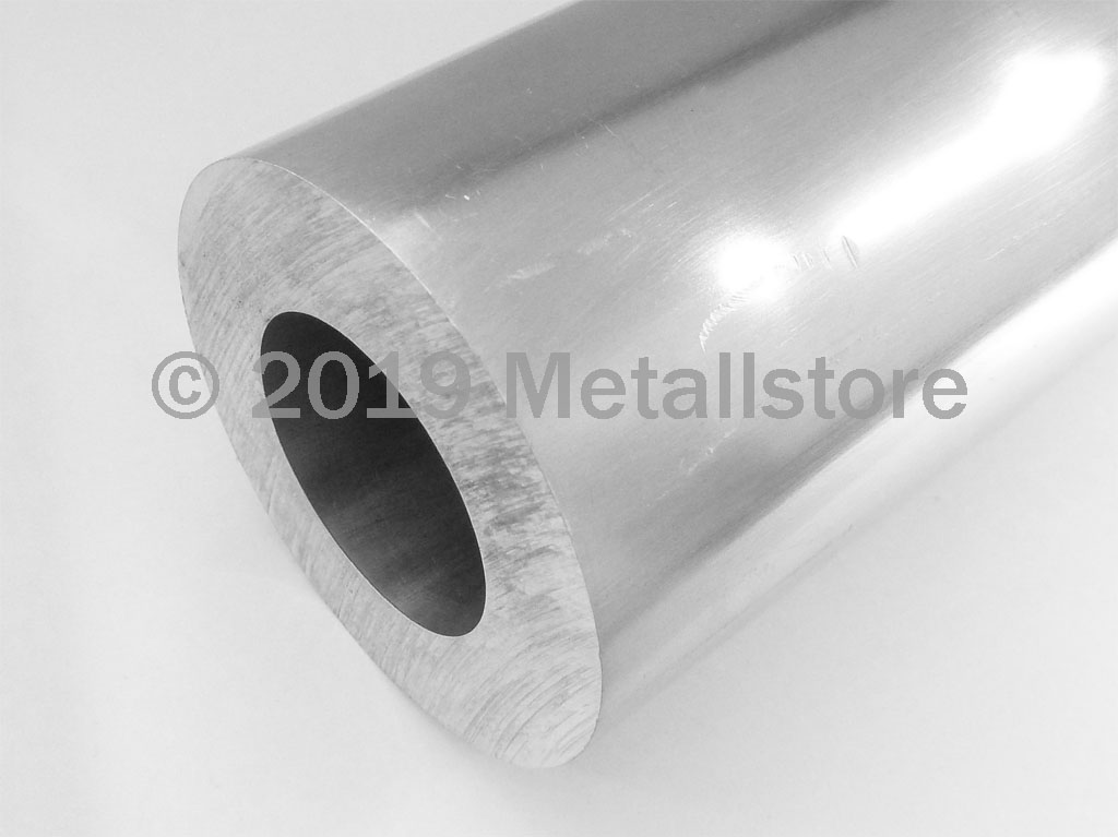 280x10 mm Aluminium Rundrohr AlMgSi1